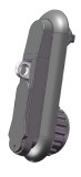 HS06/B - замок-ручка под круглые монтажные отверстия (версия с ухватом, усиленным стальной пластиной и ухом)