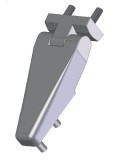 A - петля внешняя 38x80 (полиамид)