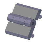 P40/A - петля плоская 40x40 (полиамид)
