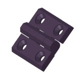 P50/G - петля плоская 50x50 (полиамид)