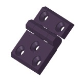 P50/K - петля плоская 50x63 (полиамид)