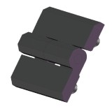 P60/F - петля плоская 60x60 (полиамид)