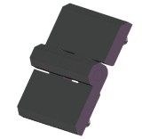 P60/I - петля плоская 60x76 (полиамид)